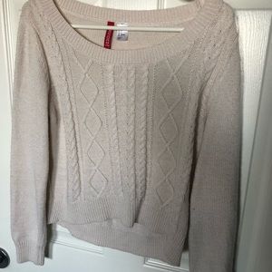 Cream sweater